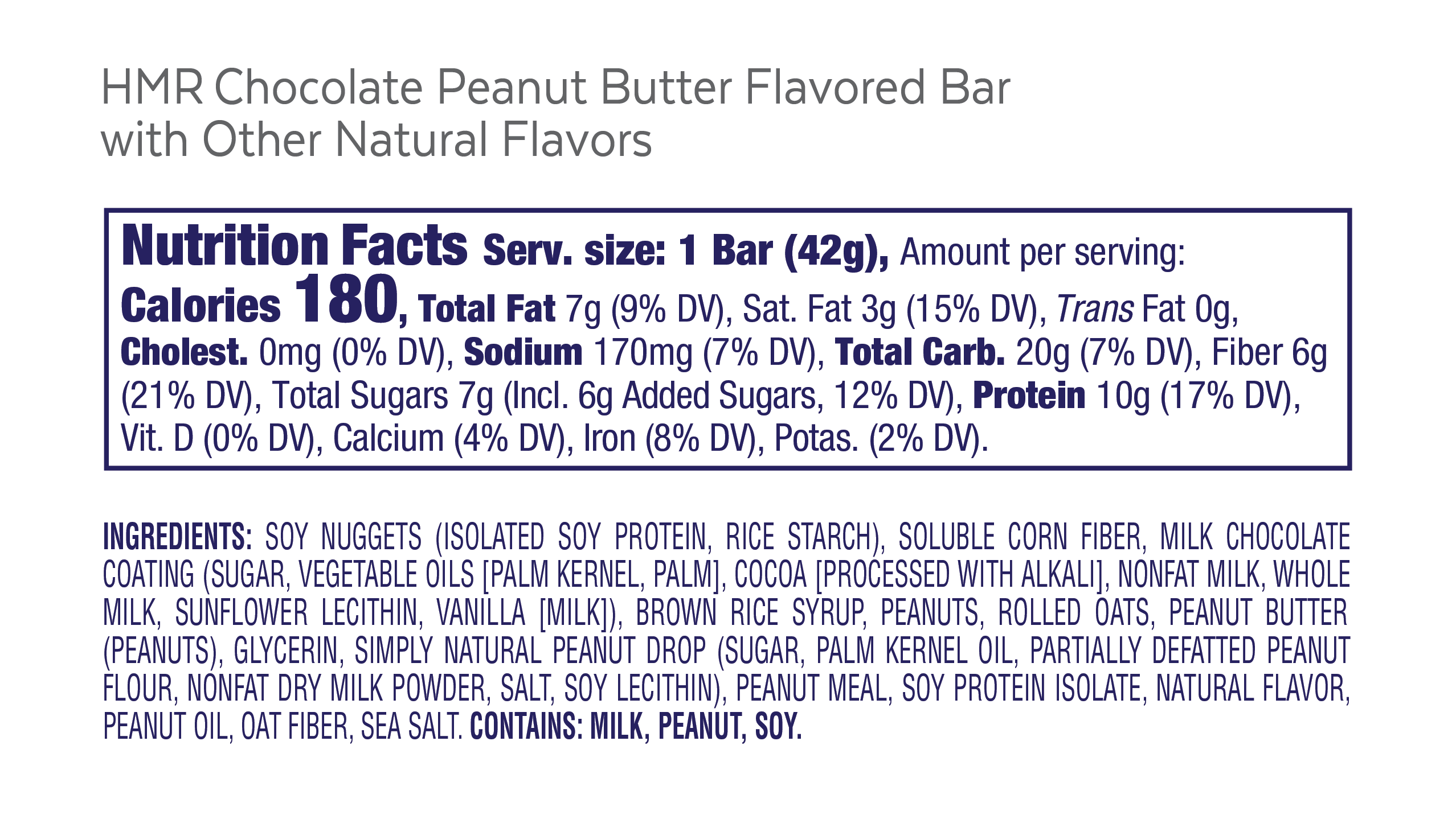 Chocolate Peanut Butter Bar - Image 3